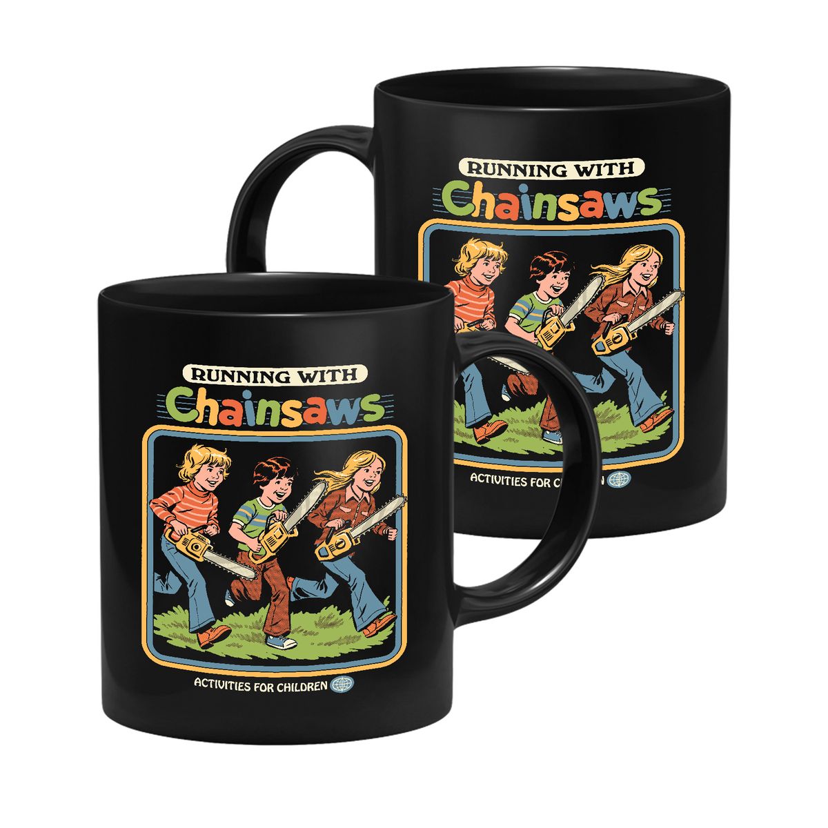 Steven Rhodes - Running with Chainsaws - Mug