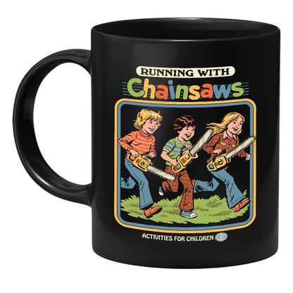 Steven Rhodes - Running with Chainsaws - Mug