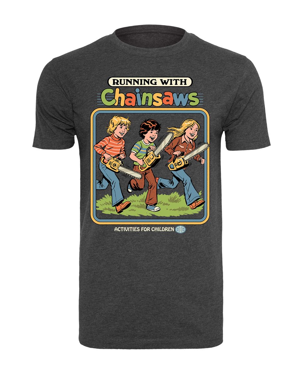 Steven Rhodes - Running with Chainsaws - T-Shirt