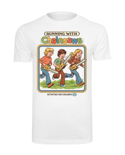 Steven Rhodes - Running with Chainsaws - T-Shirt