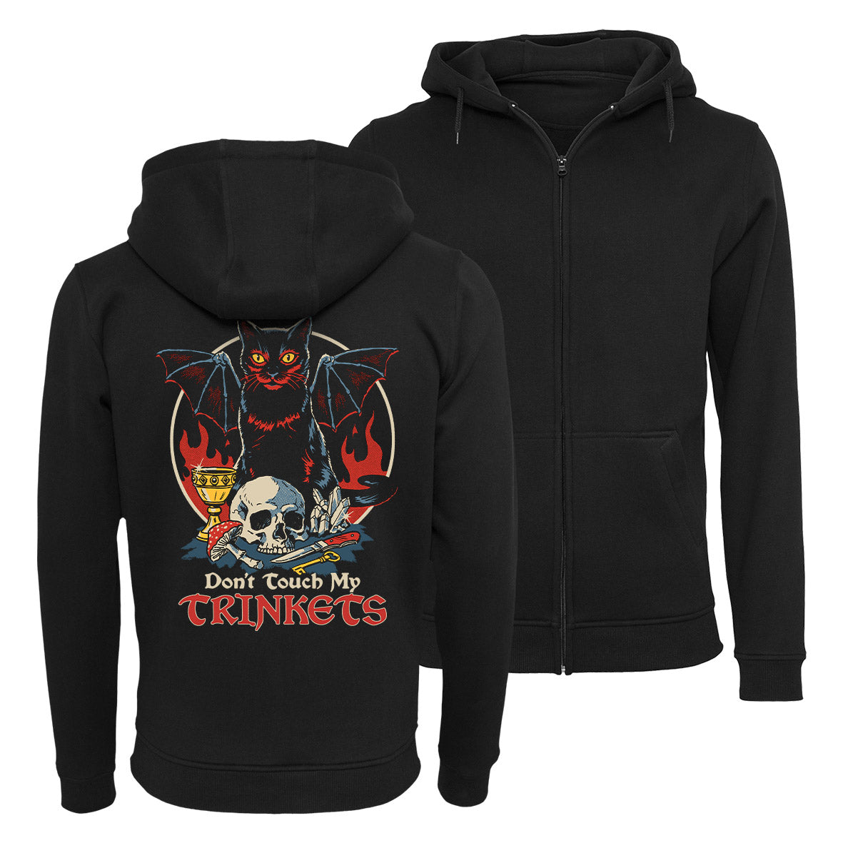 Steven Rhodes - Don't Touch My Trinkets - Zip-Up Hoodie
