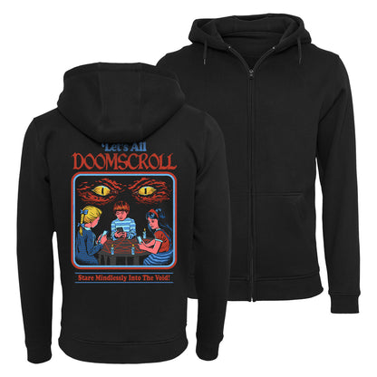 Steven Rhodes - Let's All Doomscroll - Zip-Up Hoodie