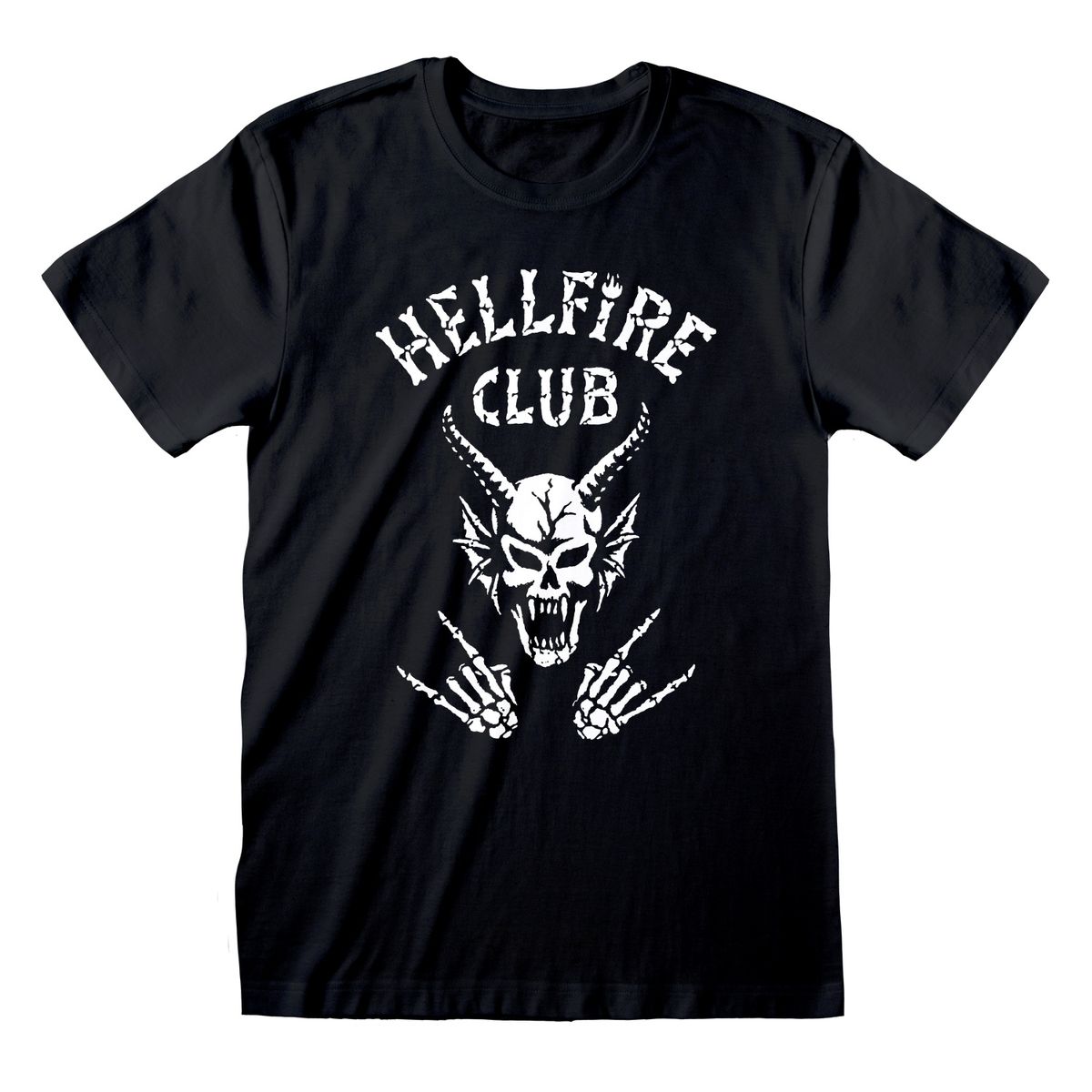 Stranger Things - HFC Skull - T-paita