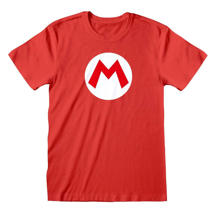 Super Mario - Mario Badge - T-paita