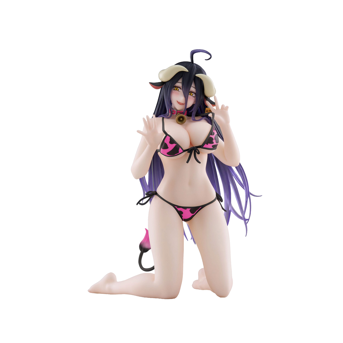 Overlord - Desktop Cute Figure Albedo Cow-Print Swimsuit Ver. Renewal - Figure