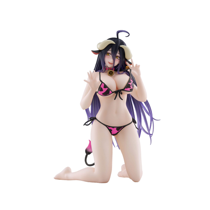 Overlord - Desktop Cute Figure Albedo Cow-Print Swimsuit Ver. Renewal - Figure