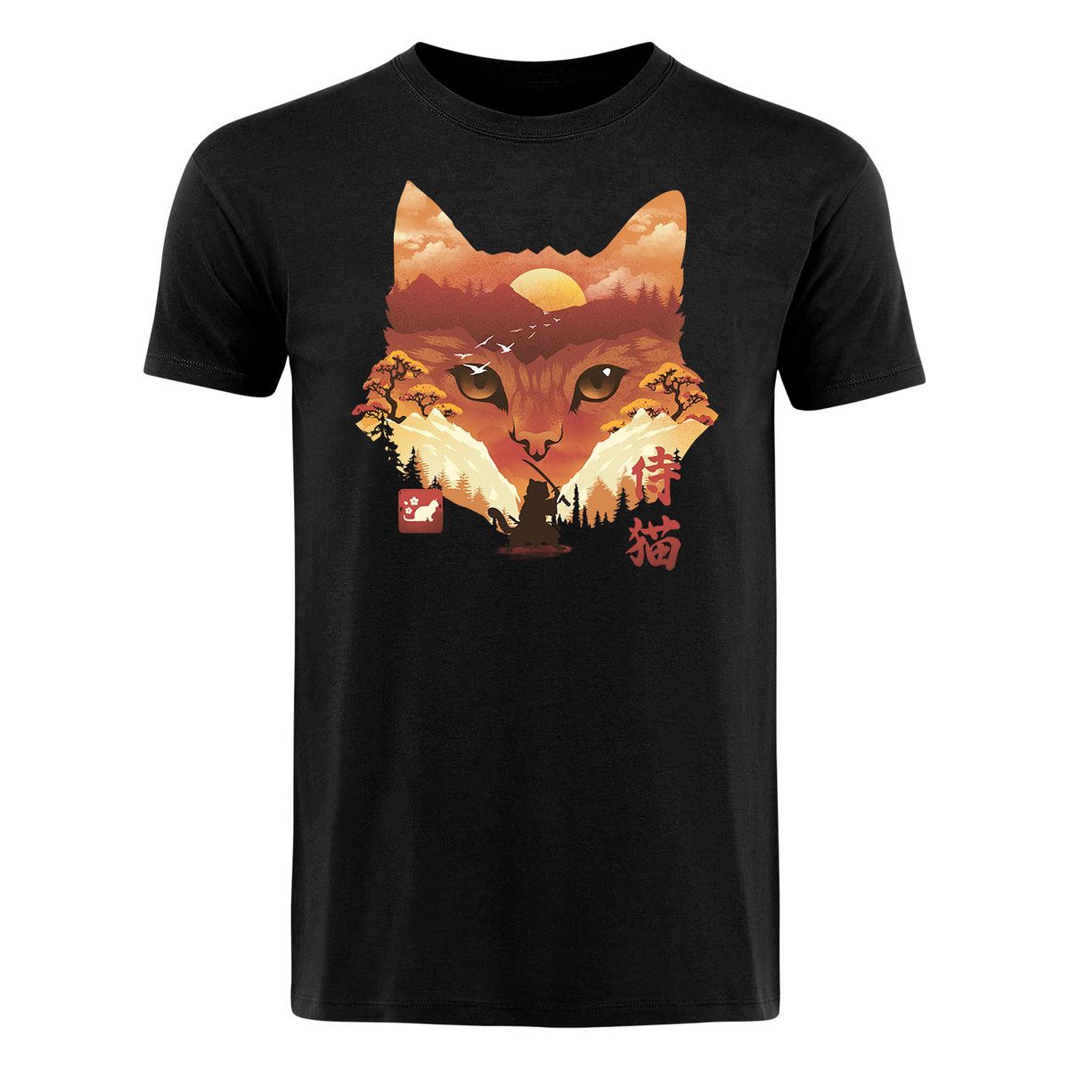 Dan Fajardo - Cat Landscape - T-paita