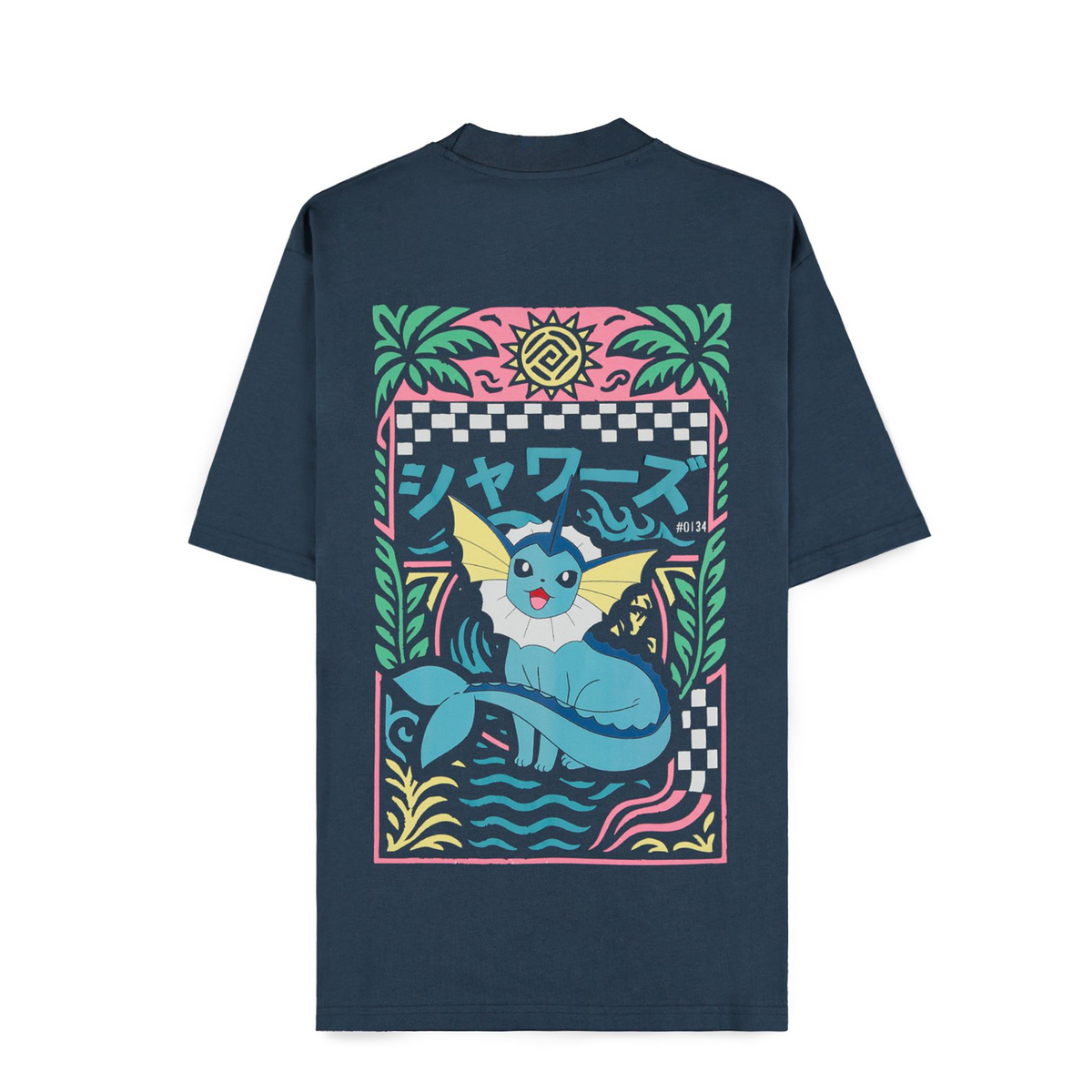 Pokémon - Navy Vaporeon - T-paita