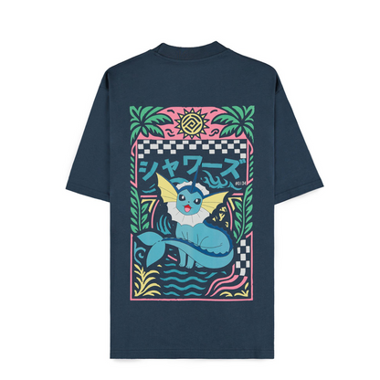 Pokémon - Navy Vaporeon - T-paita