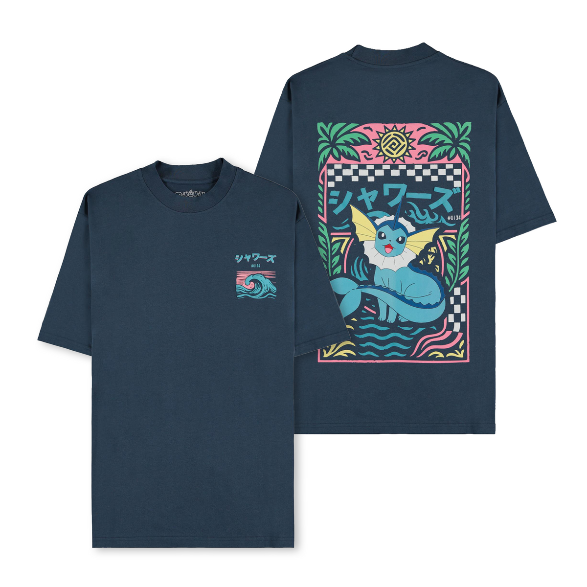 Pokémon - Navy Vaporeon - T-paita