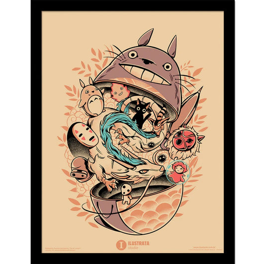 Ilustrata - My Neighbor Matryoshka - Kehystetty taidejuliste