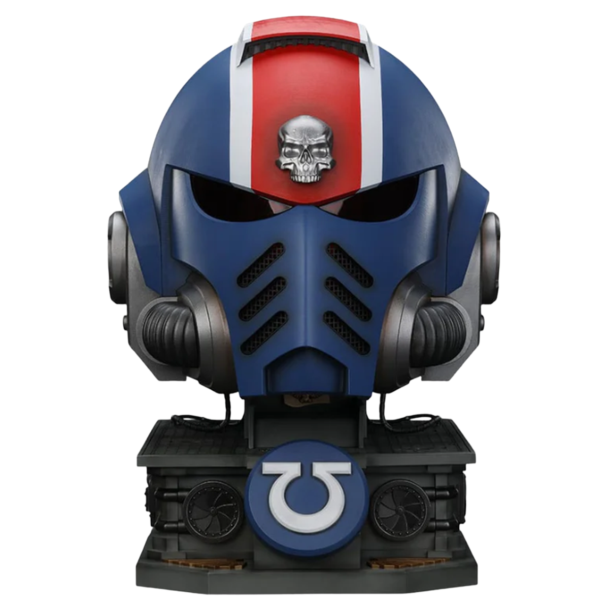 Warhammer 40,000 - Space Marine 2 Ultramarines Lieutenant Titus - Replica Helmet with Stand (replika/jäljitelmä jalustalla)