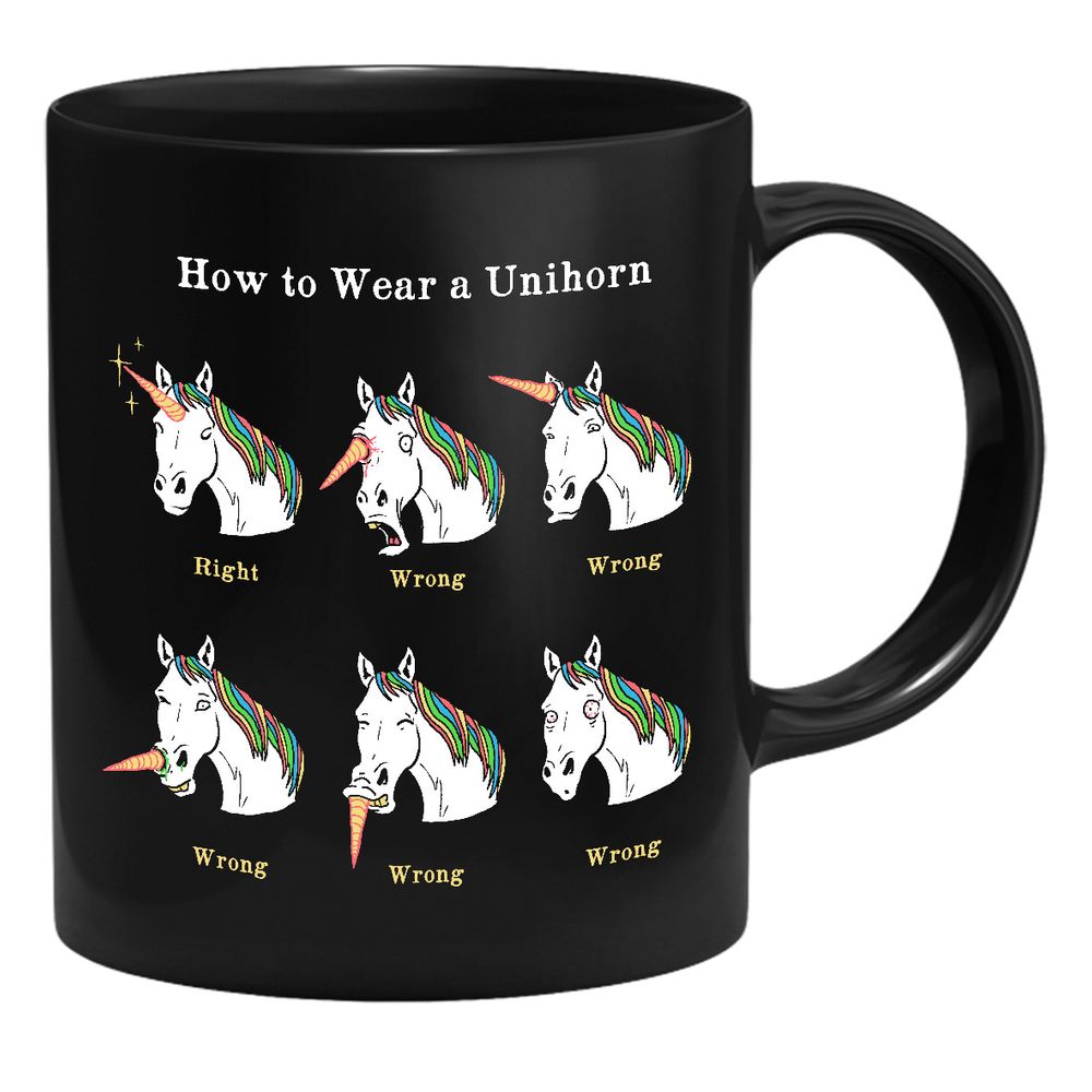 Hillary White Rabbit - How to Wear a Unihorn - Muki