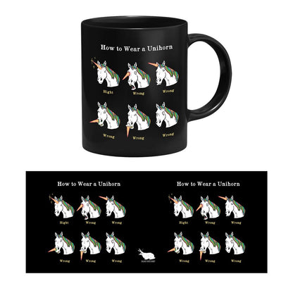 Hillary White Rabbit - How to Wear a Unihorn - Muki