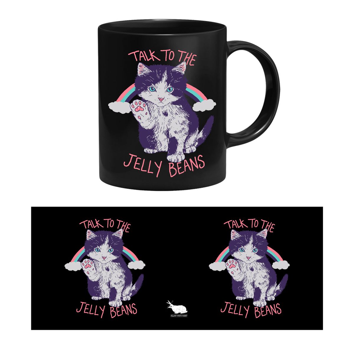 Hillary White Rabbit - Jelly Beans - Muki