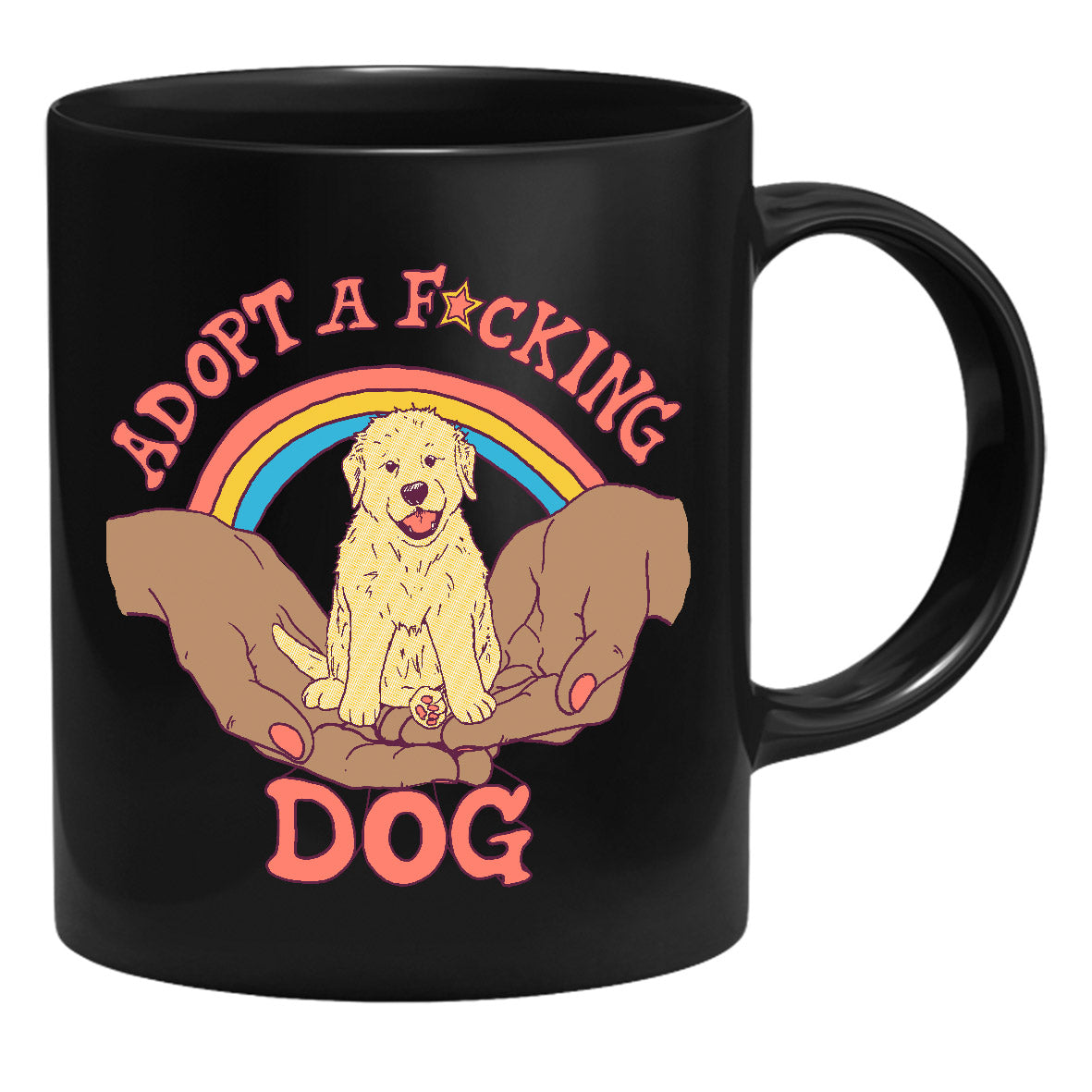 Hillary White Rabbit - Adopt a F*cking Dog - Muki
