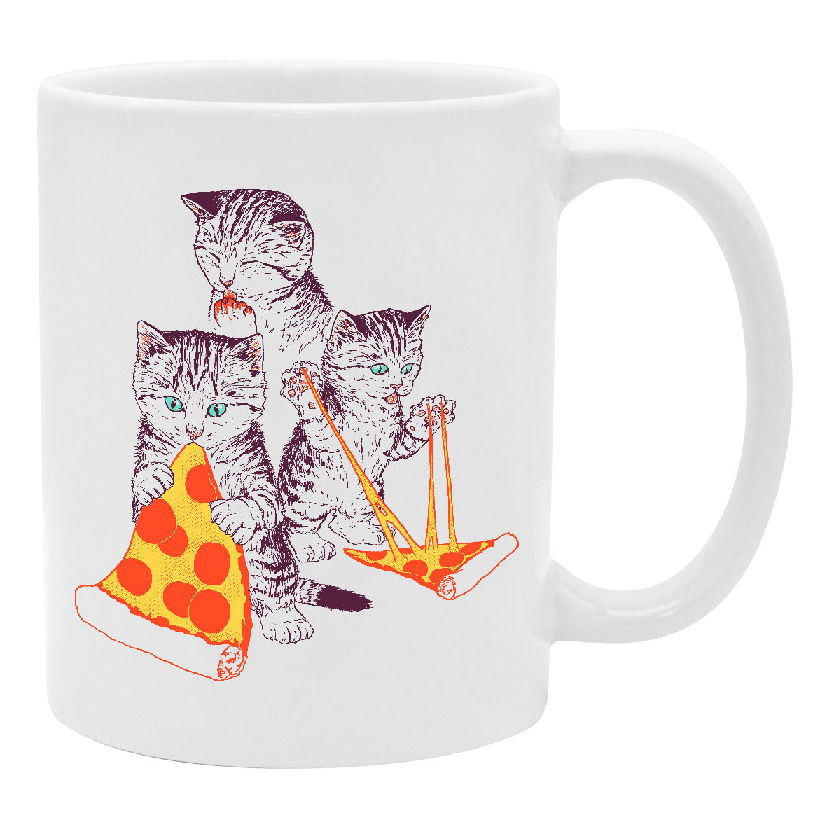 Hillary White Rabbit - Pizza Kittens - Muki
