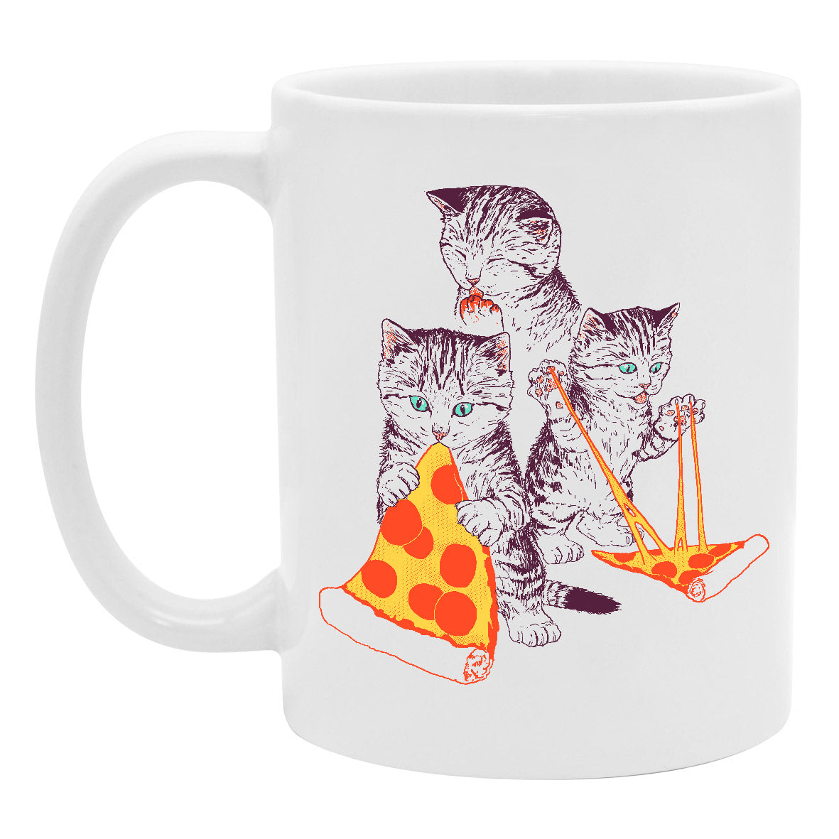 Hillary White Rabbit - Pizza Kittens - Muki