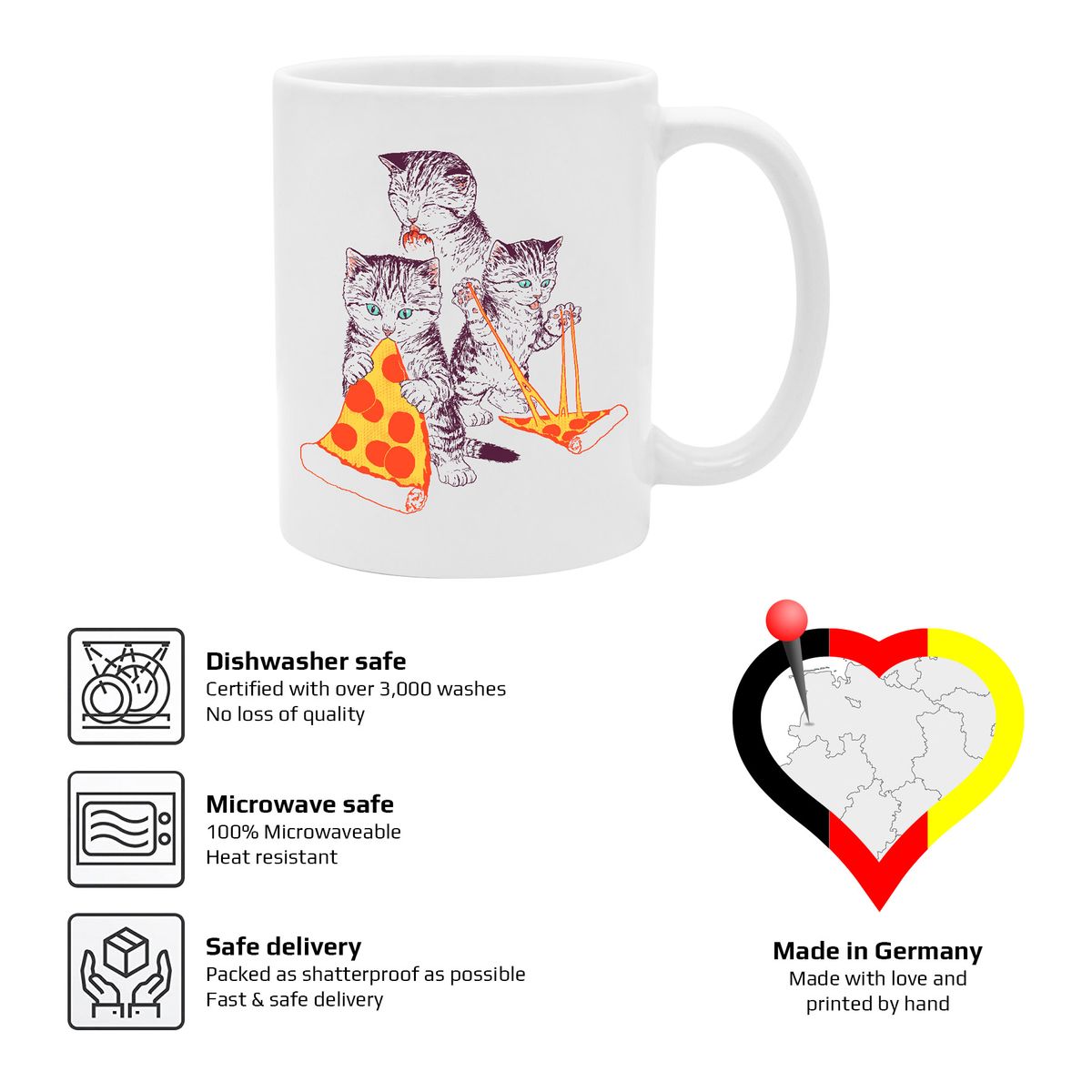 Hillary White Rabbit - Pizza Kittens - Muki