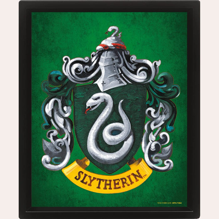 Harry Potter - Colorful Crest Slytherin - 3D-kuva