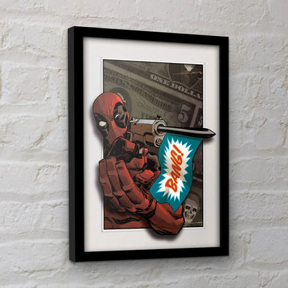 Deadpool - Bang! - Kehystetty taidejuliste