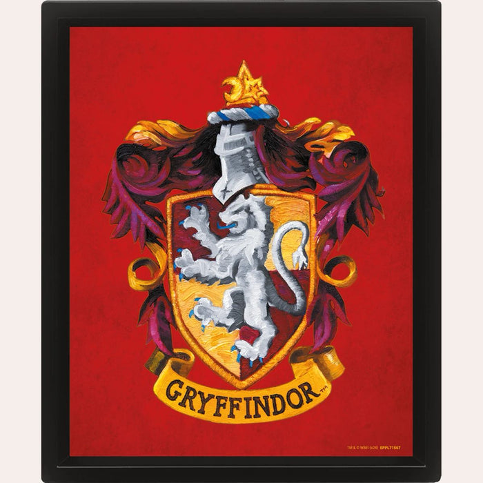 Harry Potter - Colorful Crest Gryffindor - 3D-kuva