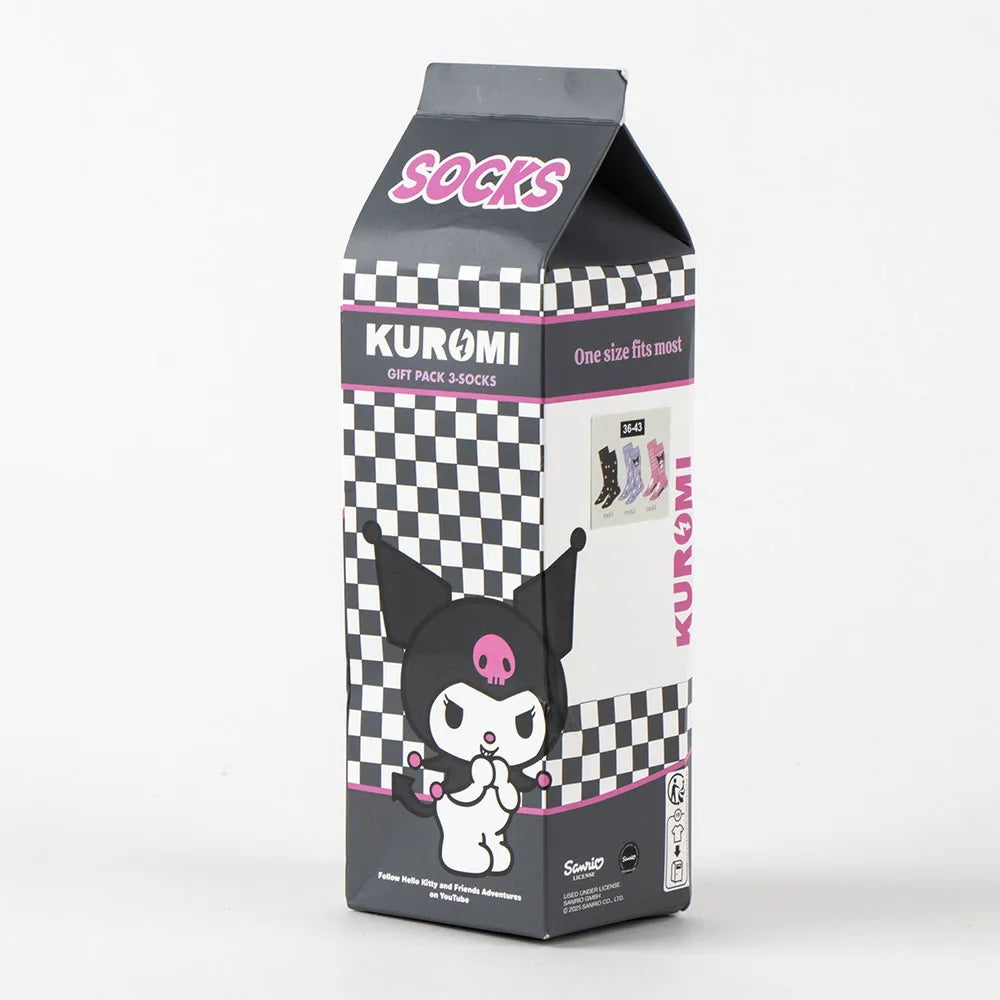 Hello Kitty - Sanrio Kuromi - Sukat (3 kpl setti)