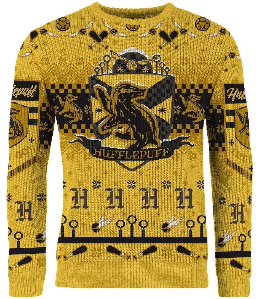 Harry Potter - Hufflepuff Quidditch - Jouluneule / joulupaita (Ugly Christmas Sweater)