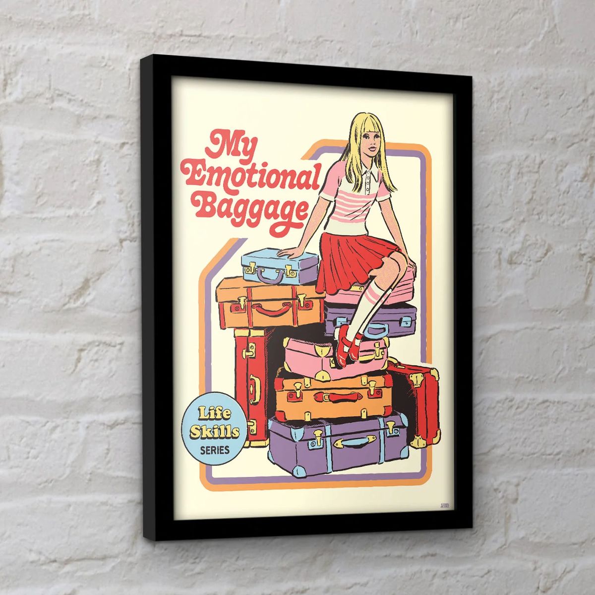 Steven Rhodes - Baggage - Kehystetty taidejuliste