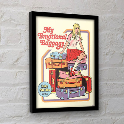 Steven Rhodes - Baggage - Kehystetty taidejuliste