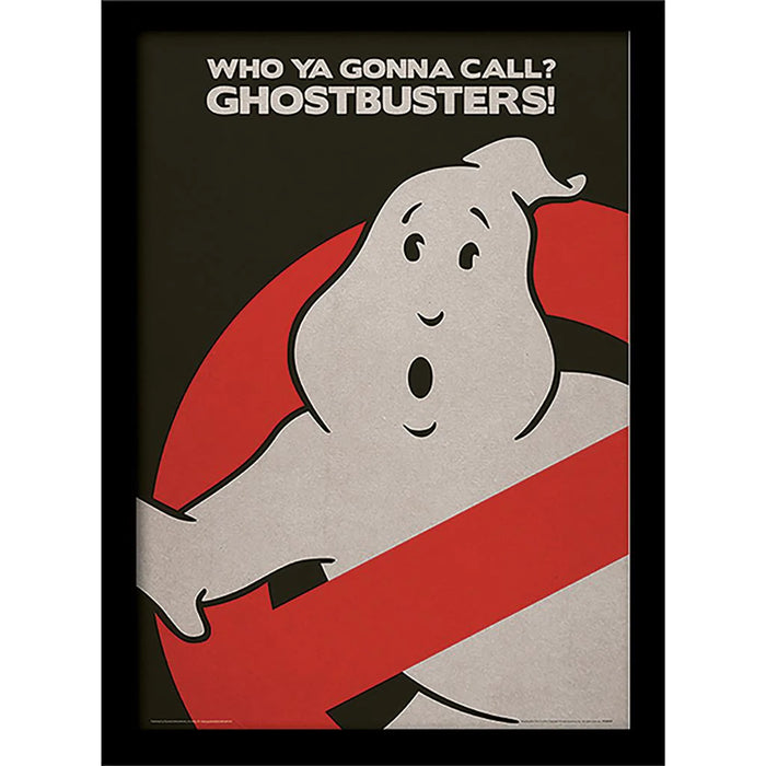 Ghostbusters - Logo - Kehystetty taidejuliste