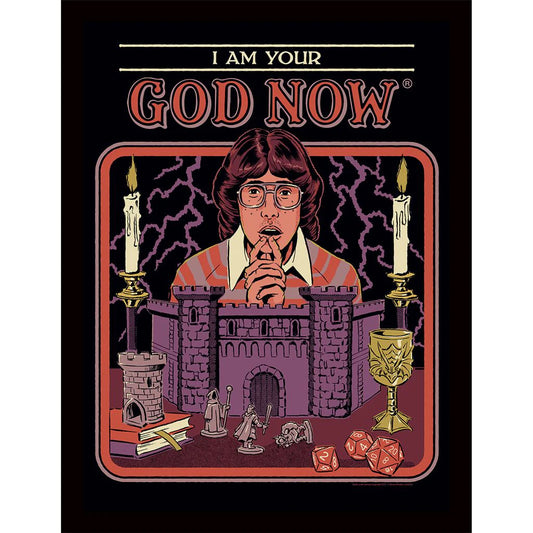 Steven Rhodes - I am your God now - Kehystetty taidejuliste