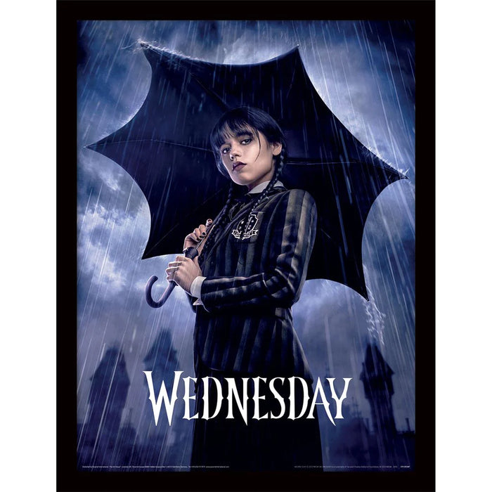 Wednesday - Downpour - Kehystetty taidejuliste