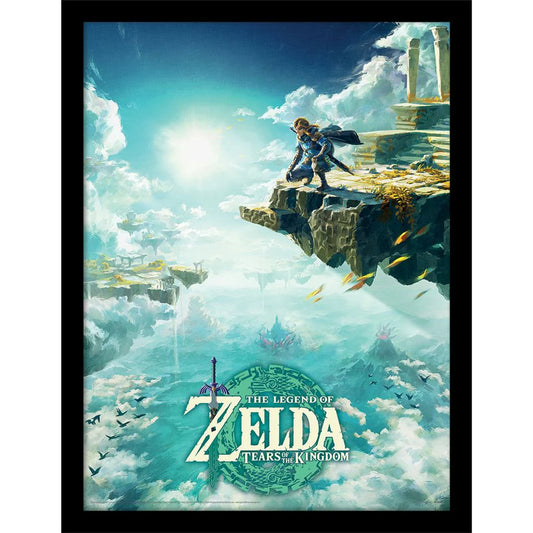 The Legend of Zelda - Hyrule Skies - Kehystetty taidejuliste