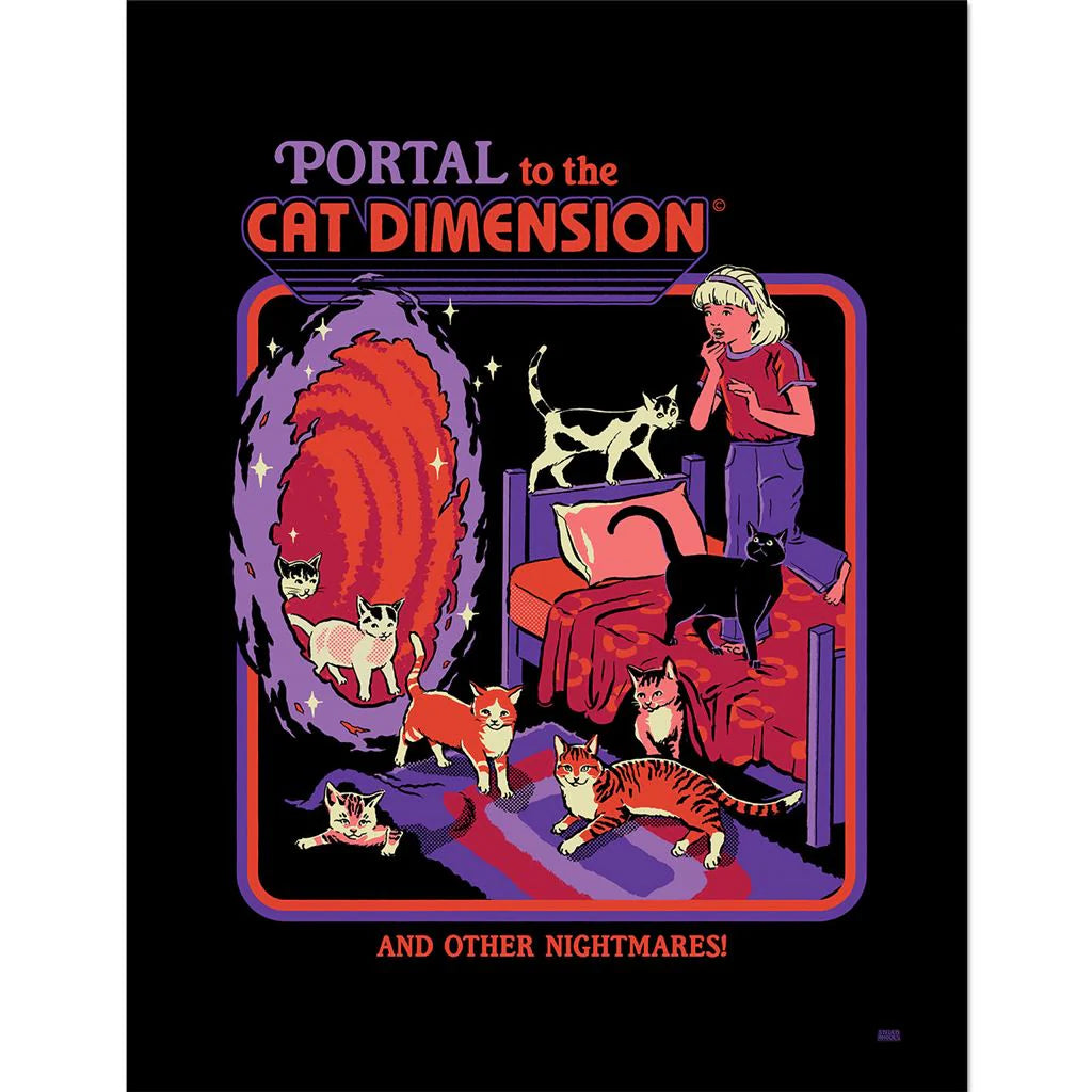 Steven Rhodes - The Cat Dimension - Kehystetty taidejuliste