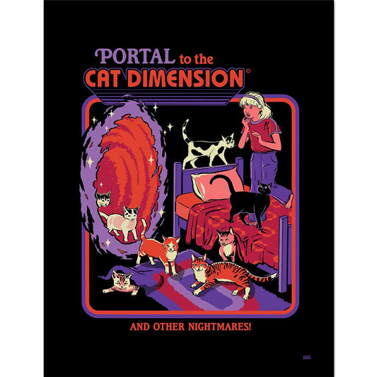 Steven Rhodes - The Cat Dimension - Kehystetty taidejuliste