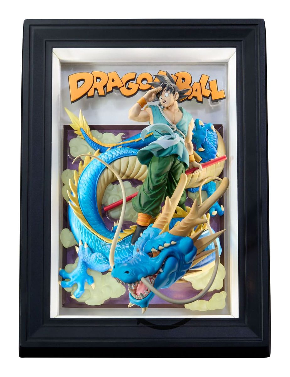 Dragon Ball - Son Goku & Dragon Tamashii Art - 3D Relief Image