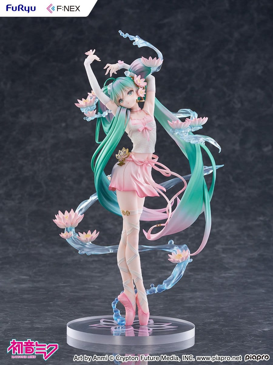 Hatsune Miku - F:NEX PVC Statue 1/7 Water Lily Ver. - Figuuri (keräilyhahmo)