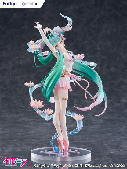 Hatsune Miku - F:NEX PVC Statue 1/7 Water Lily Ver. - Figuuri (keräilyhahmo)