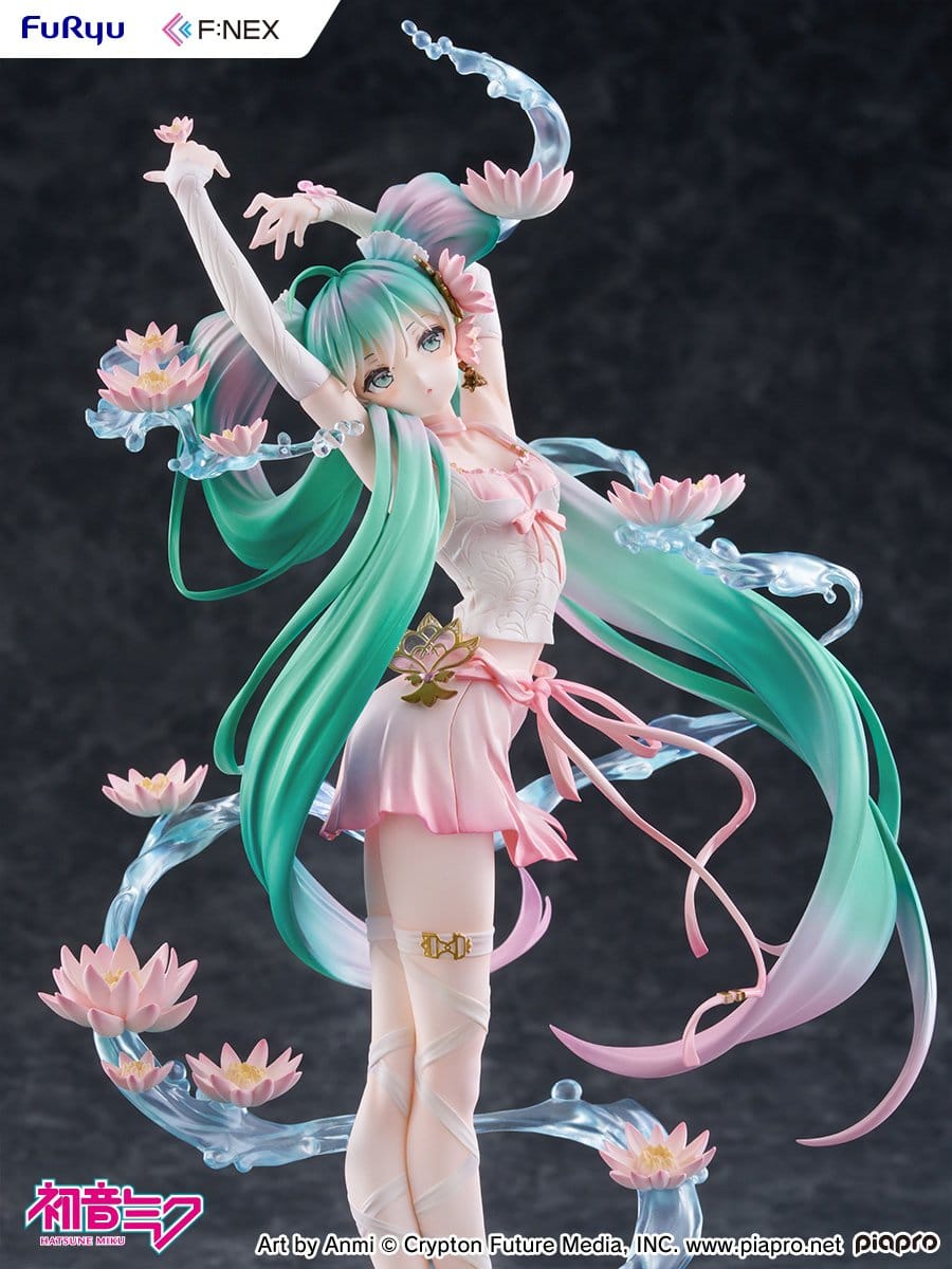 Hatsune Miku - F:NEX PVC Statue 1/7 Water Lily Ver. - Figuuri (keräilyhahmo)