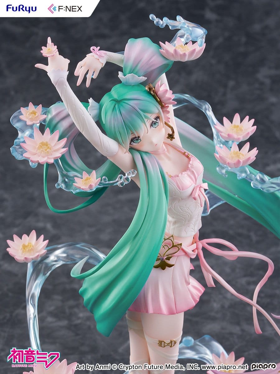 Hatsune Miku - F:NEX PVC Statue 1/7 Water Lily Ver. - Figuuri (keräilyhahmo)
