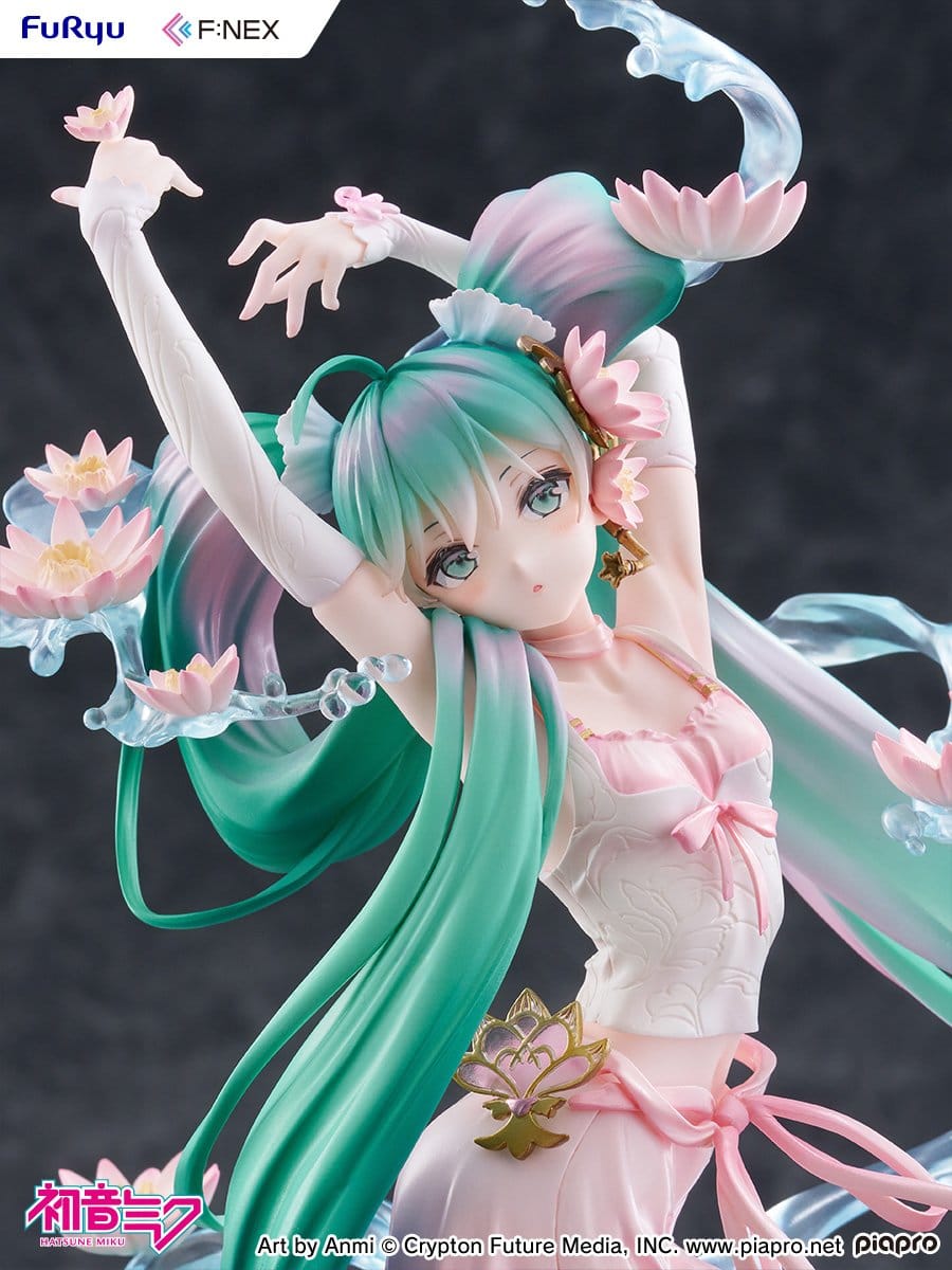 Hatsune Miku - F:NEX PVC Statue 1/7 Water Lily Ver. - Figuuri (keräilyhahmo)