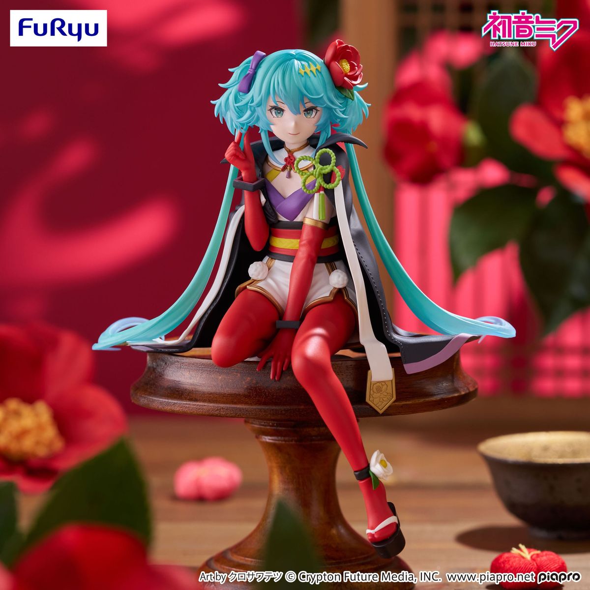 Hatsune Miku - Flower Fairy Camellia - Noodle Stopper Figure