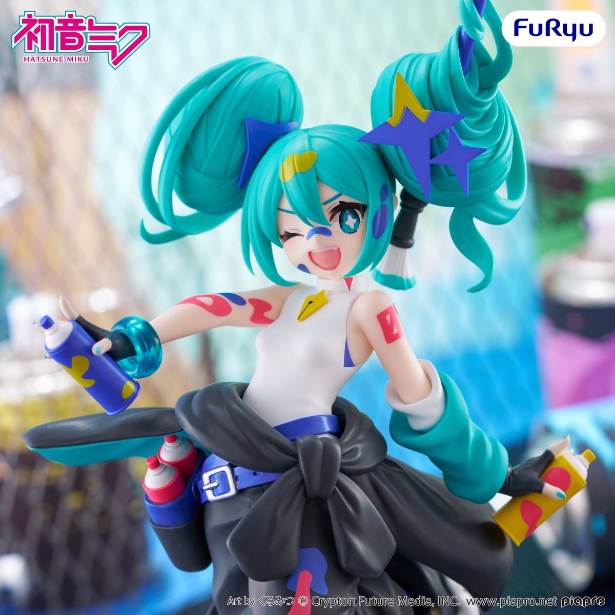 Hatsune Miku - Muchute Paint Girl Another Color Ver. - Figuuri (keräilyhahmo)