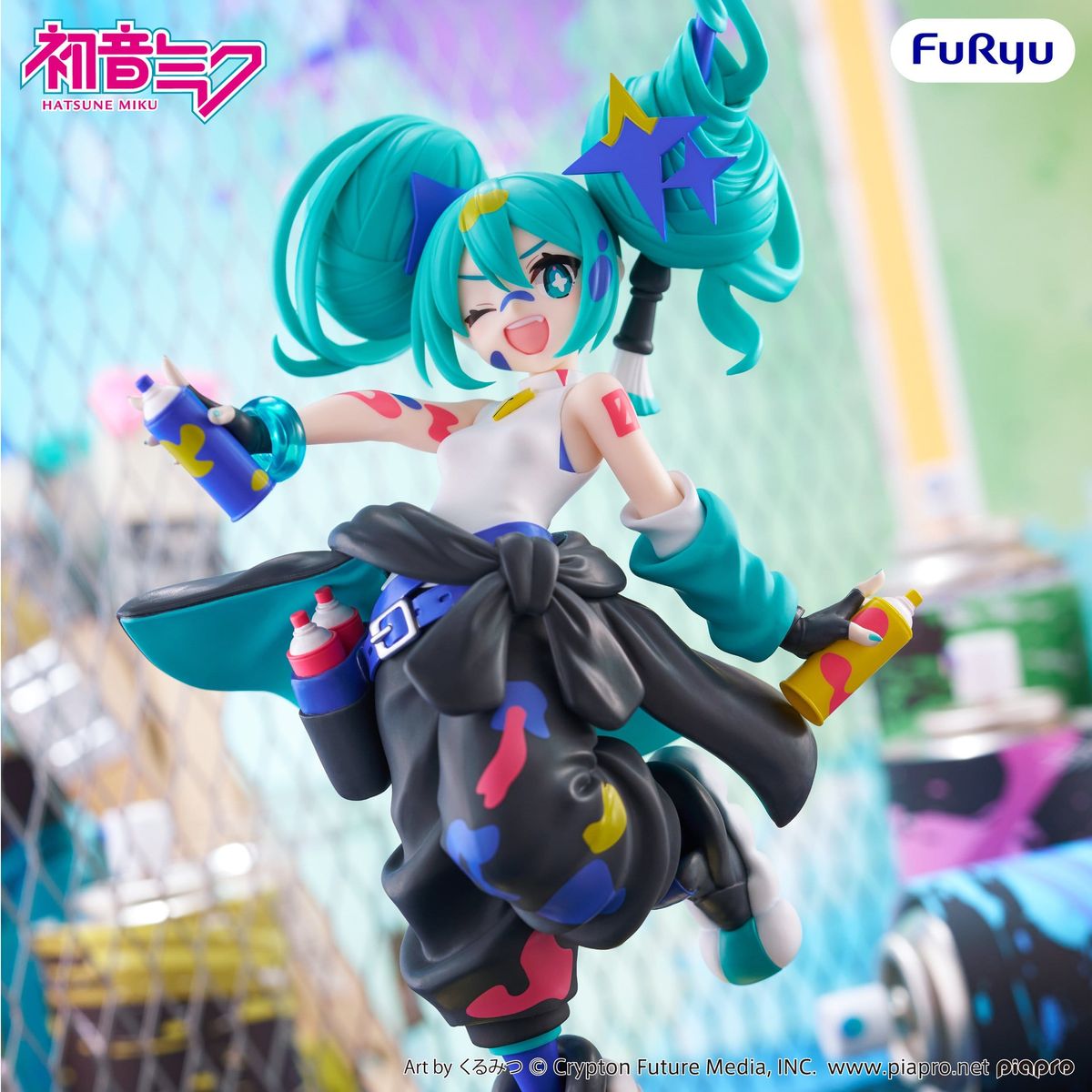 Hatsune Miku - Muchute Paint Girl Another Color Ver. - Figuuri (keräilyhahmo)