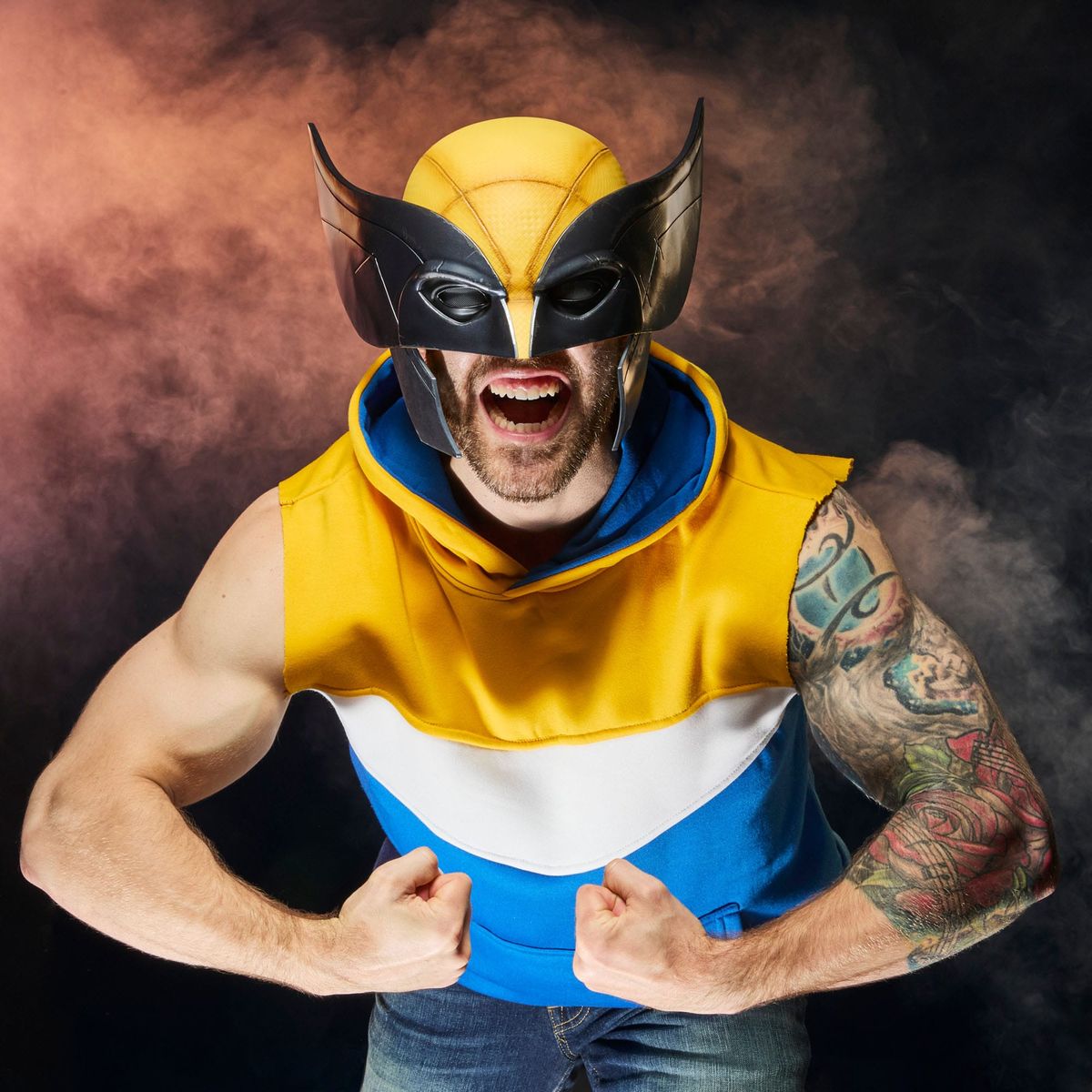 Deadpool & Wolverine - Premium Roleplay Mask Wolverine - Replika (jäljennös)