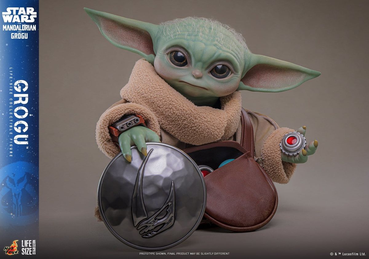 Star Wars: The Mandalorian & Grogu - Grogu 38 cm - Life Size -figuuri