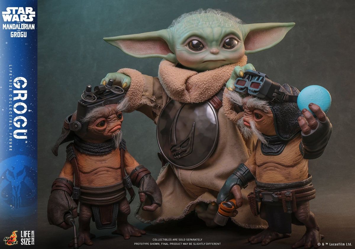 Star Wars: The Mandalorian & Grogu - Grogu 38 cm - Life Size -figuuri