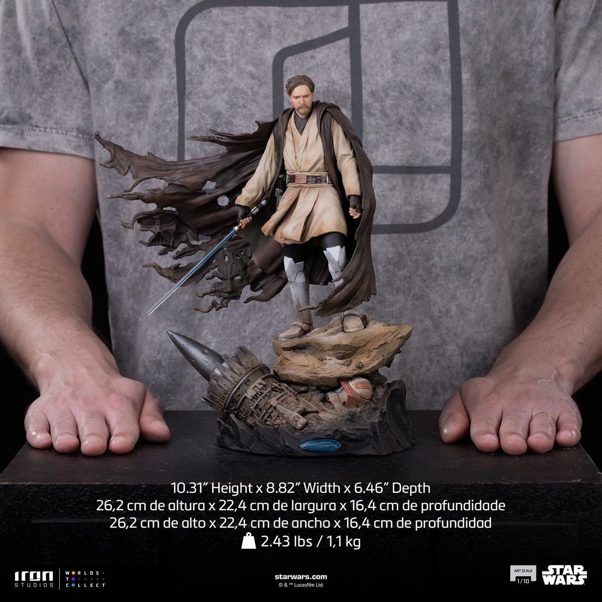 Star Wars - Art Scale Statue 1/10 Obi-Wan Signatures - Figure