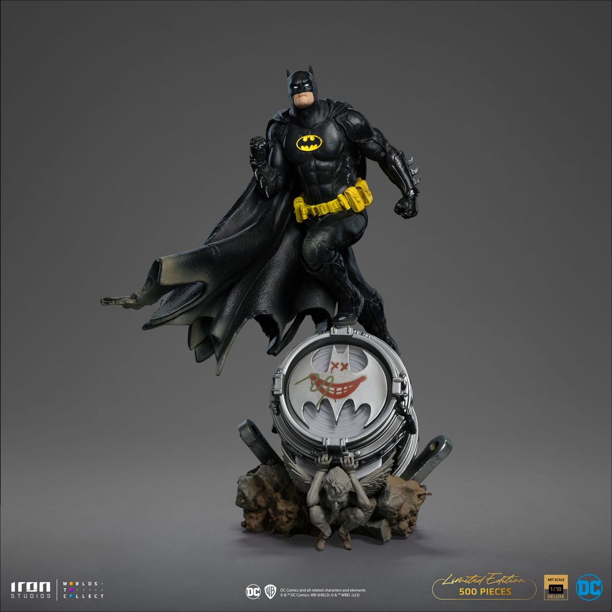 Batman - BDS Art Scale Statue 1/10 Batman Deluxe (Black Version Exclusive) - Figuuri (keräilyhahmo)